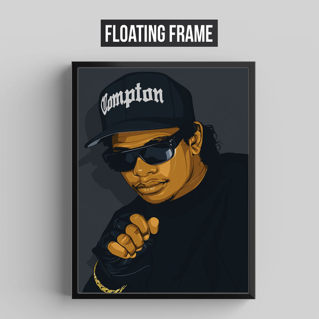 Eazy-E Illustrated Gray