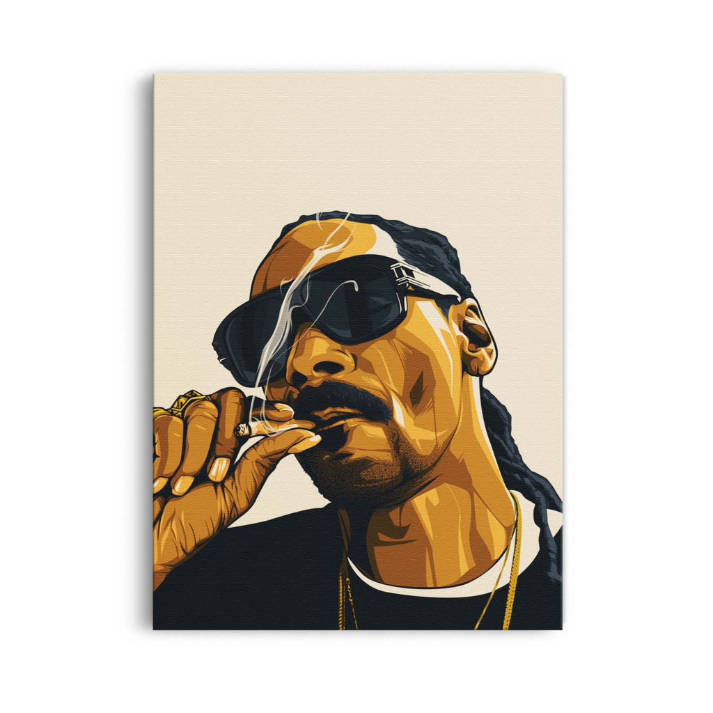 Snoop Dog Smoking Illustration