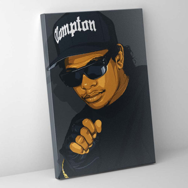 Eazy-E Illustrated Gray