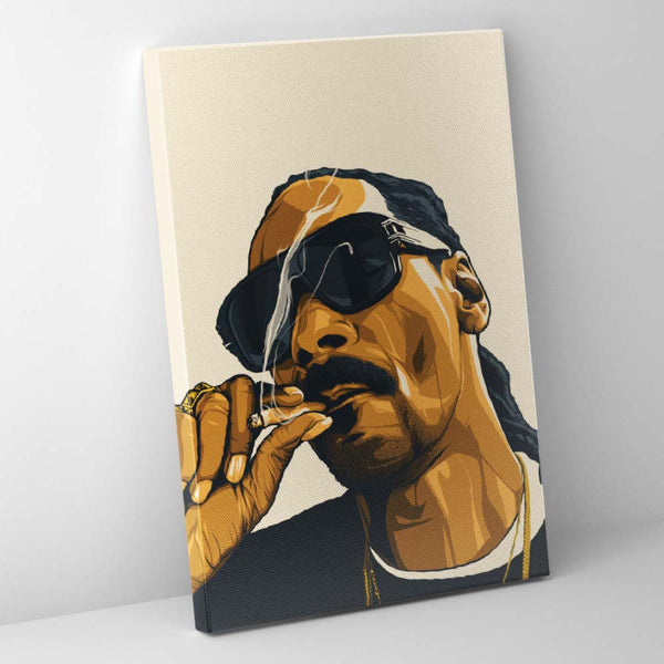 Snoop Dog Smoking Illustration